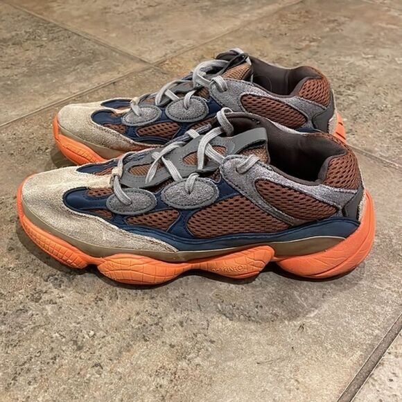 Yeezy 500 Enflame Sneaker by Adidas Mens Size 8.5 GZ5541 2021 - Picture 10 of 13